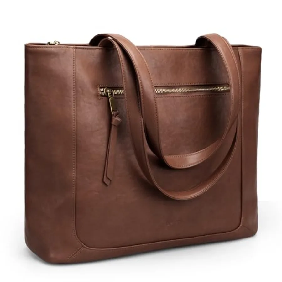 Genuine Leather Tote Bag for Women Large Work Tote Bag with Zipper Leather Purse and Handbags with 15.6 Compartment
Genuine Leather Tote Bag for Women Large Work Tote Bag with Zipper Leather Purse and Handbags with 15.6 Compartment