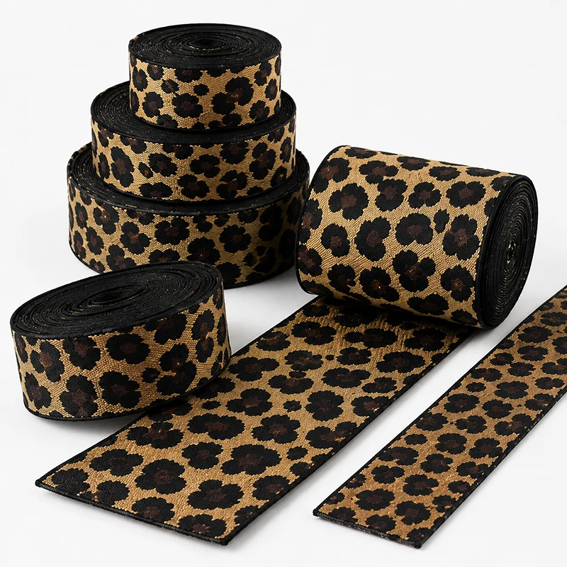 10/20Meters 15-50mm Leopard Jacquard Elastic Band for Outdoor Sports Gear Backpack Strap Camping Equipment Repair Webbing Roll
10/20Meters 15-50mm Leopard Jacquard Elastic Band for Outdoor Sports Gear Backpack Strap Camping Equipment Repair Webbing Roll