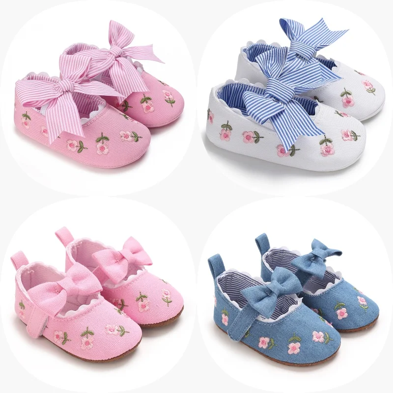 Baby Girl Shoes Fashion Flower Princess Bow Sweet Soft Bottom Baby's First Step Shoes 0-18 Months Toddler Shoes
Baby Girl Shoes Fashion Flower Princess Bow Sweet Soft Bottom Baby's First Step Shoes 0-18 Months Toddler Shoes