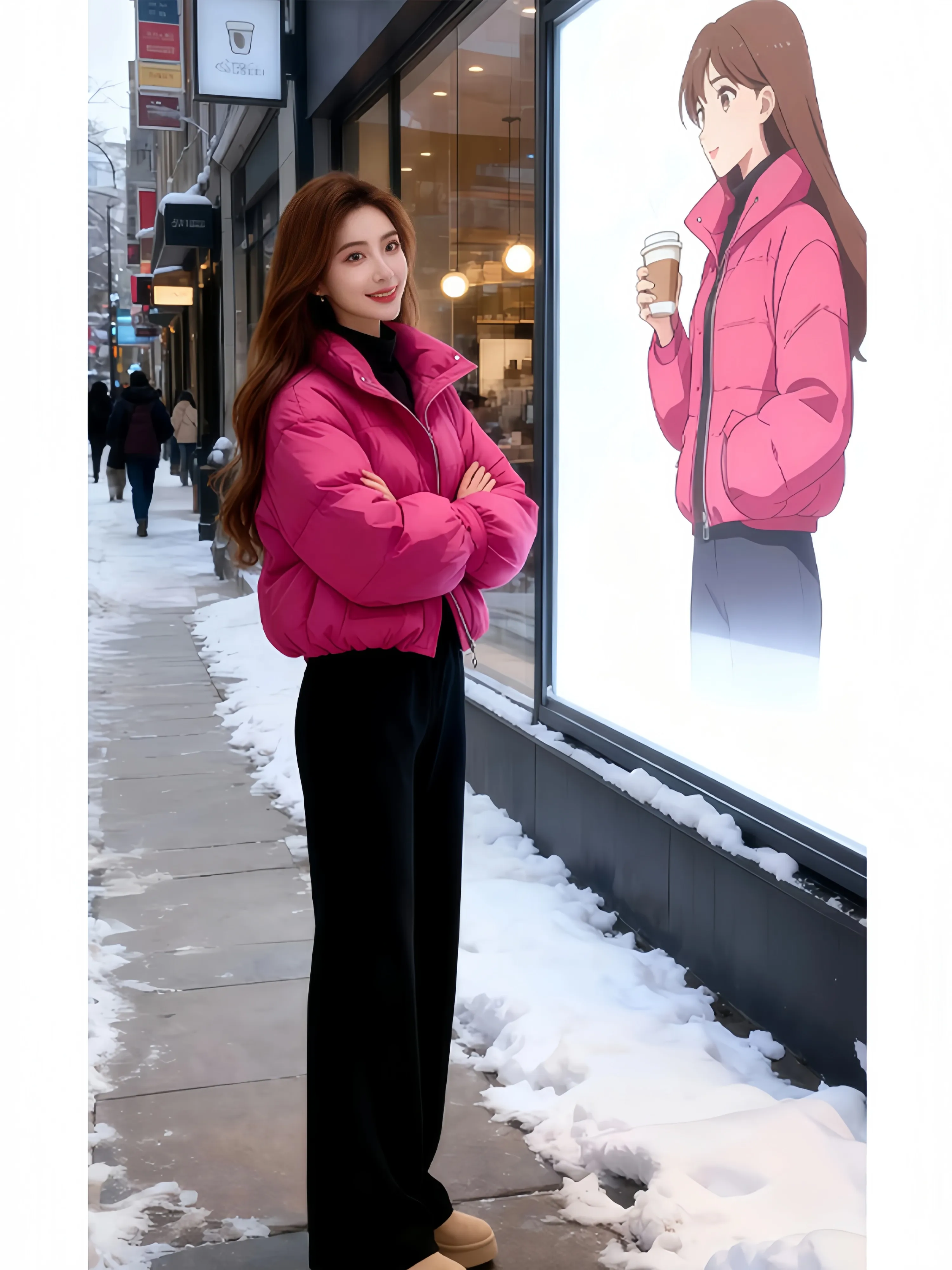Xiangduorui Winter Cotton Jacket Women's Casual Short Style Fashionable Korean Loose Fit Coat Thickened Long Sleeve Zipper
Xiangduorui Winter Cotton Jacket Women's Casual Short Style Fashionable Korean Loose Fit Coat Thickened Long Sleeve Zipper