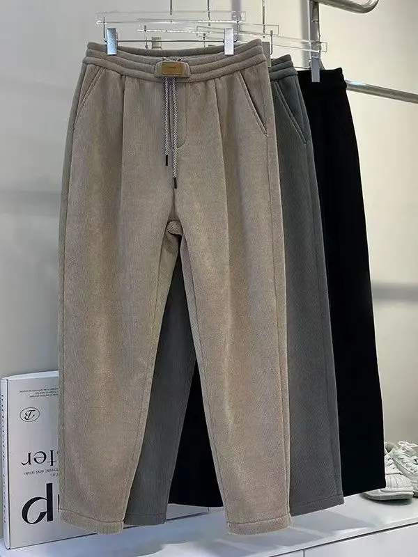 Thiened Fce Straight Leg Men's Casual Pants Winter Corduroy Trendy Brand Casual Loose Fit Trousers Comfortable Polyester
Thiened Fce Straight Leg Men's Casual Pants Winter Corduroy Trendy Brand Casual Loose Fit Trousers Comfortable Polyester