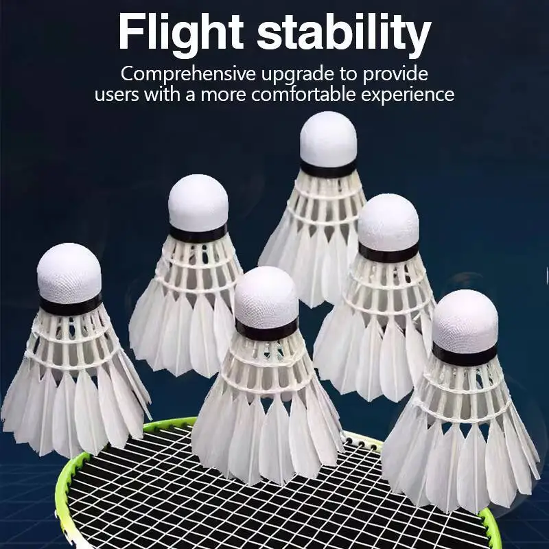 1/3Pcs Badminton Balls White Goose Flying Stability Durable Feather Shuttle Ball Outdoor Training
1/3Pcs Badminton Balls White Goose Flying Stability Durable Feather Shuttle Ball Outdoor Training
