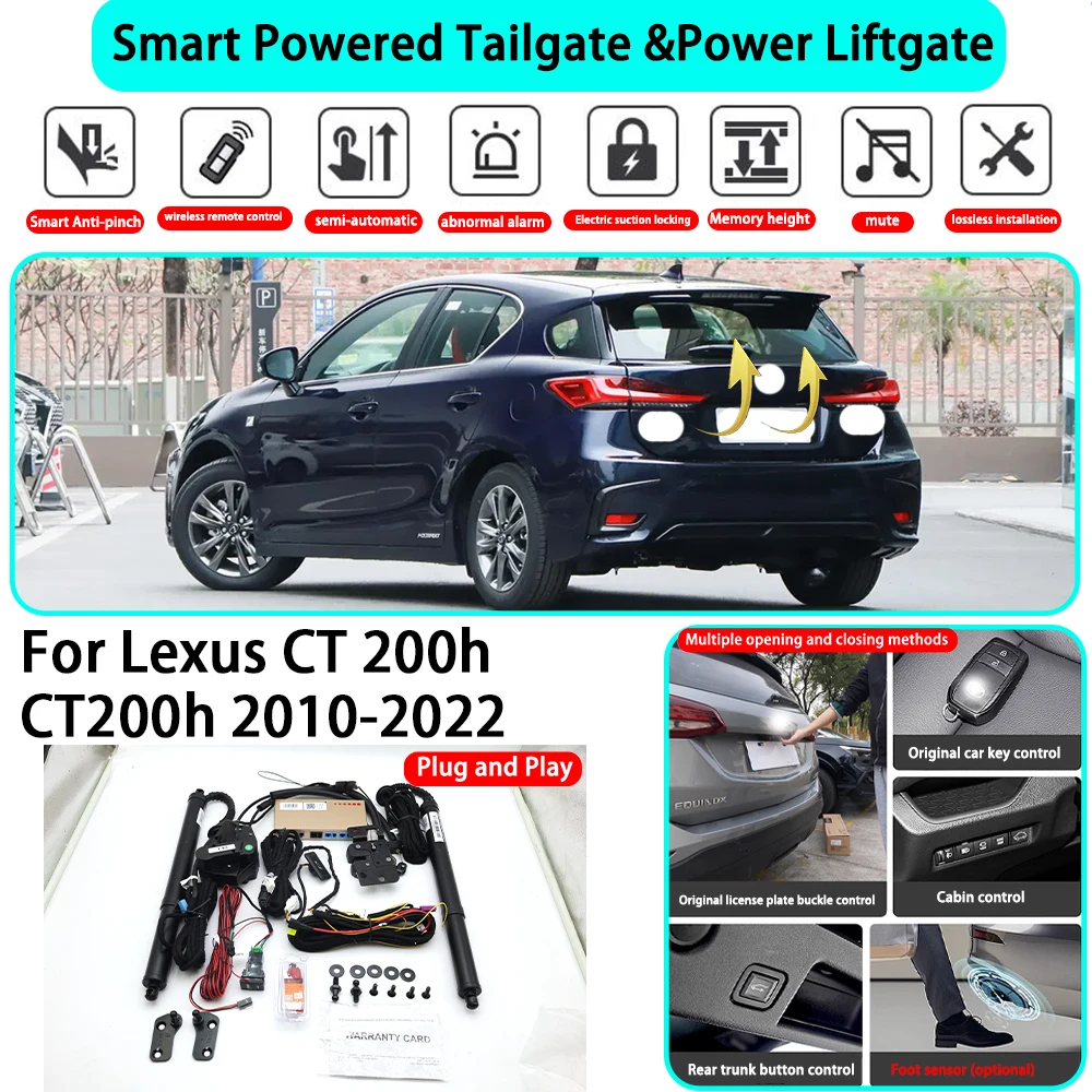 Для Lexus CT 200h CT200h 2010-2022: Комплект электропривода автоматической двери багажника OEM с функцией закрытия ключом
Для Lexus CT 200h CT200h 2010-2022: Комплект электропривода автоматической двери багажника OEM с функцией закрытия ключом 