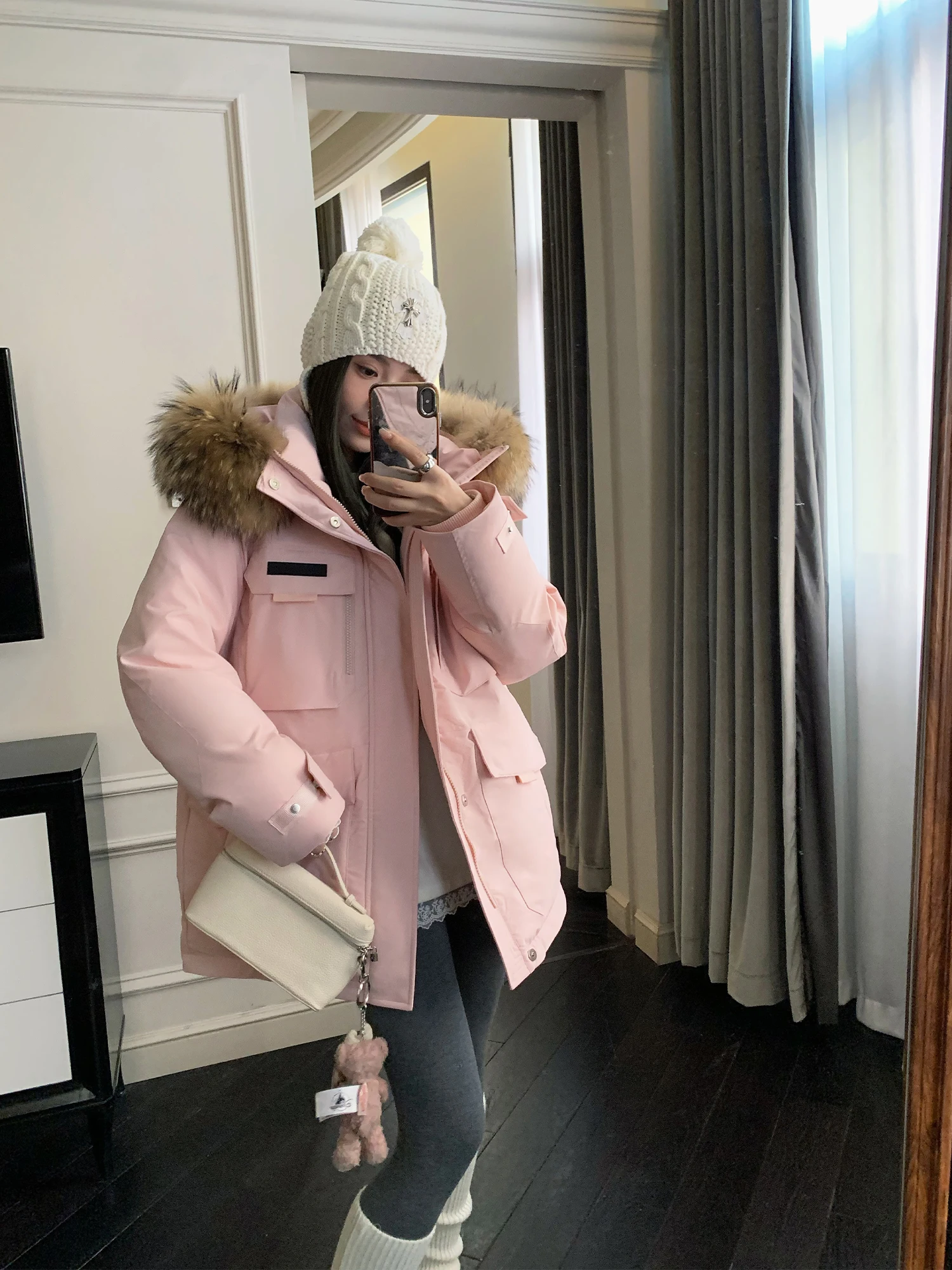 Hhi Snow Mountain Series Women's Parka Coat White Du down Jaet Thi Warm Fur Collar Outerwear Winter Commute Sle
Hhi Snow Mountain Series Women's Parka Coat White Du down Jaet Thi Warm Fur Collar Outerwear Winter Commute Sle