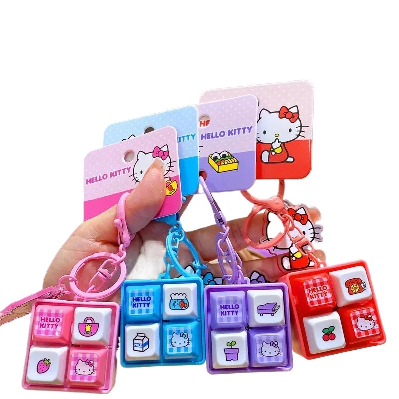 Sanrio New Hello Kitty Creative Four-Grid Electronic Button Sound Keychain Pendant Decor Cartoon Kuromi Anime Figure Minecraft
Sanrio New Hello Kitty Creative Four-Grid Electronic Button Sound Keychain Pendant Decor Cartoon Kuromi Anime Figure Minecraft