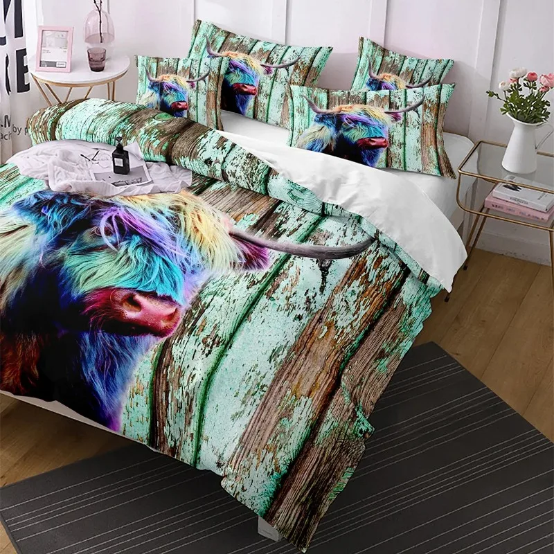 Colored Wool Horse Comforter Cover Set Bedding 3D Print Wood Planks, Green Paint Retro Background Wall Duvet Cover +Pillowcase
Colored Wool Horse Comforter Cover Set Bedding 3D Print Wood Planks, Green Paint Retro Background Wall Duvet Cover +Pillowcase