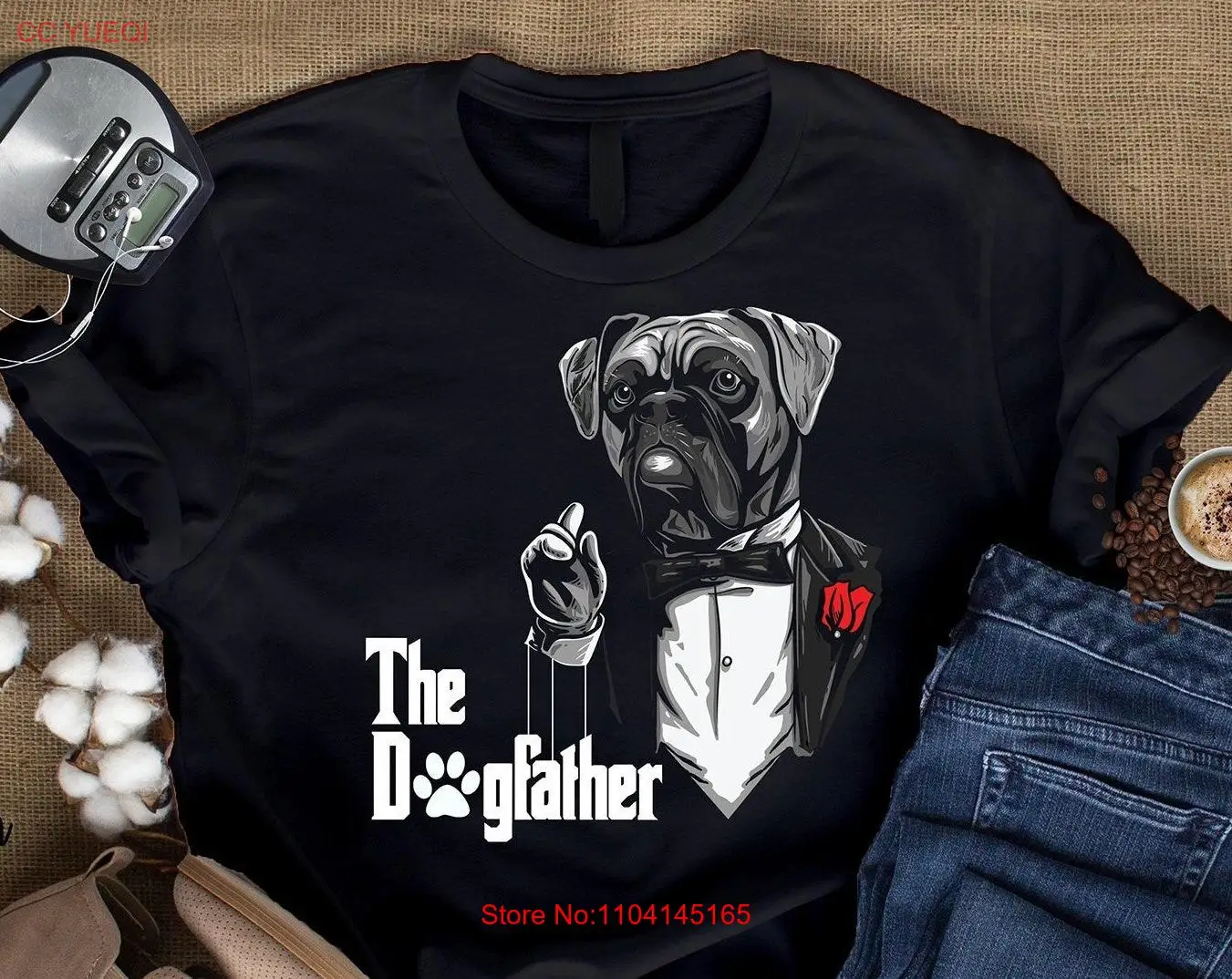 The Dogfather Boxer Pop Culture T Shirt Fathers Day Christmas Idea s for Him Dog long or short sleeves
The Dogfather Boxer Pop Culture T Shirt Fathers Day Christmas Idea s for Him Dog long or short sleeves