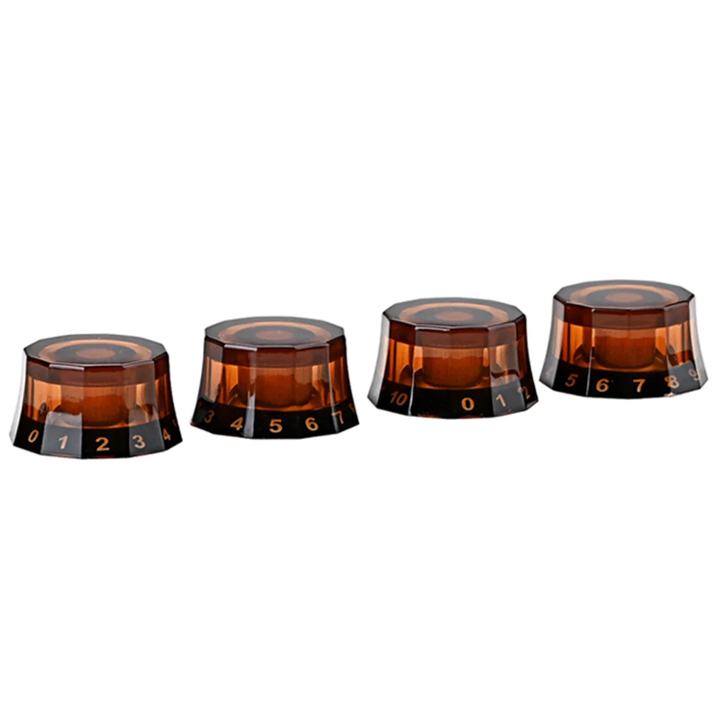 4 Pcs Black Edge Volume Knobs Guitar Electric Bass Plastic Potentiometer Caps Durable Anti Corrosive Easy Install Replacement
4 Pcs Black Edge Volume Knobs Guitar Electric Bass Plastic Potentiometer Caps Durable Anti Corrosive Easy Install Replacement
