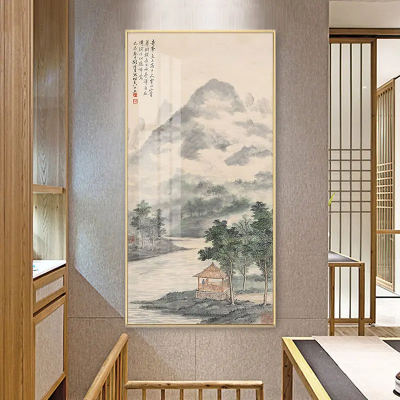 Traditonal Chinese Style Mountain and River Canvas Painting Poster Print Wall Art Picture Hall for Office Living Room Home Décor
Traditonal Chinese Style Mountain and River Canvas Painting Poster Print Wall Art Picture Hall for Office Living Room Home Décor