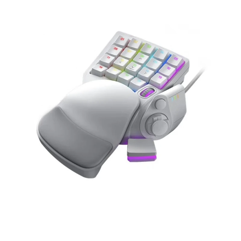 Professional version of the game one-handed keyboard, mechanical keyboard, analog optical axis 
Professional version of the game one-handed keyboard, mechanical keyboard, analog optical axis