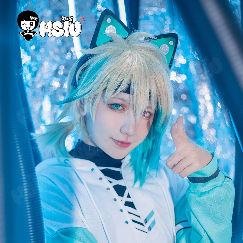 Aza Cosplay Wig VTuber VirtuaReal Cosplay Headwear HSIU Gradient color braid short hair Synthetic Wig+Wig Cap VTuber cosplay
Aza Cosplay Wig VTuber VirtuaReal Cosplay Headwear HSIU Gradient color braid short hair Synthetic Wig+Wig Cap VTuber cosplay