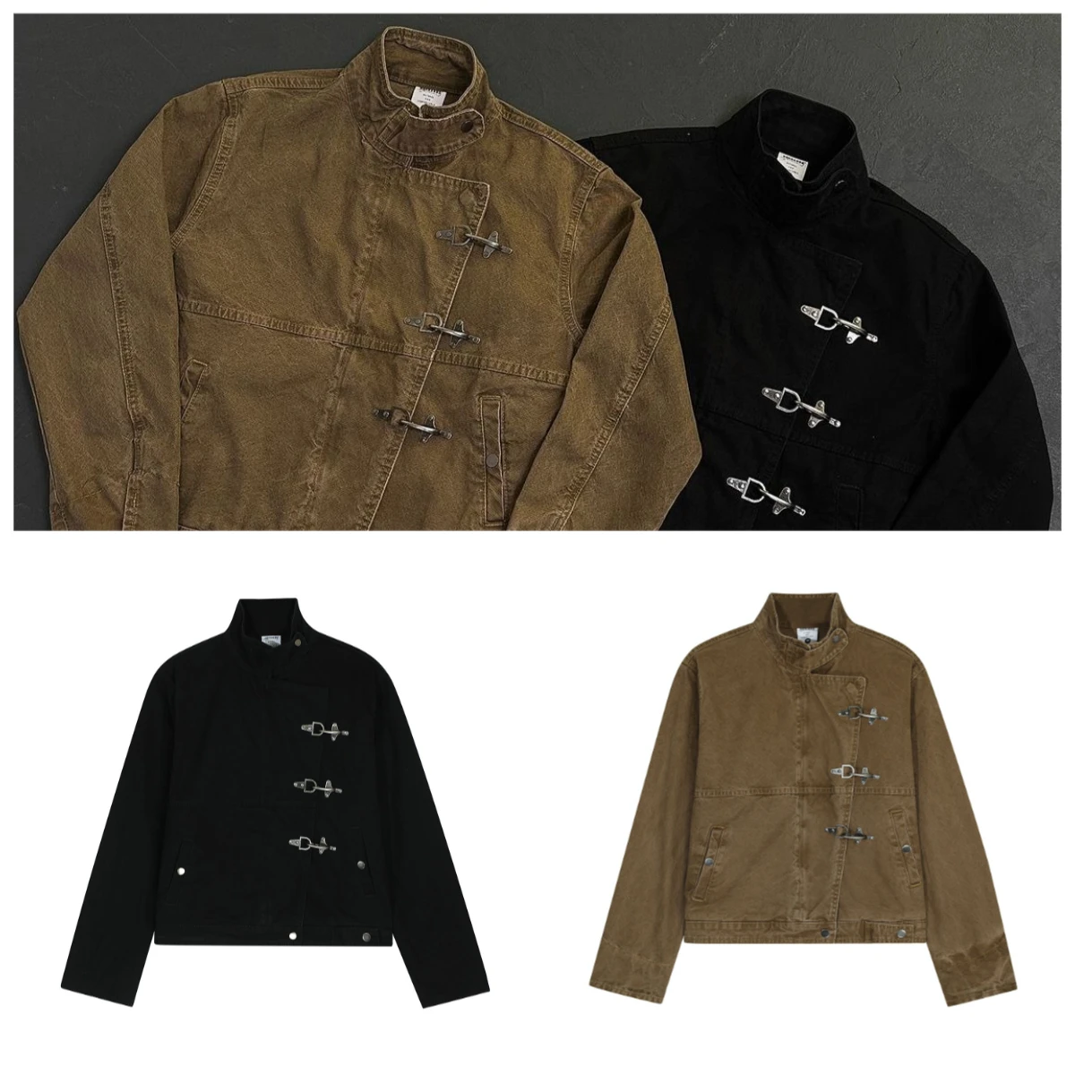 Куртка на пуговицах в американском самолете, рабочая куртка 2025 года, мужская осенняя короткая куртка в стиле ретро с индивидуальными сращиваниями, уличная одежда 
Куртка на пуговицах в американском самолете, рабочая куртка 2025 года, мужская осенняя короткая куртка в стиле ретро с индивидуальными сращиваниями, уличная одежда