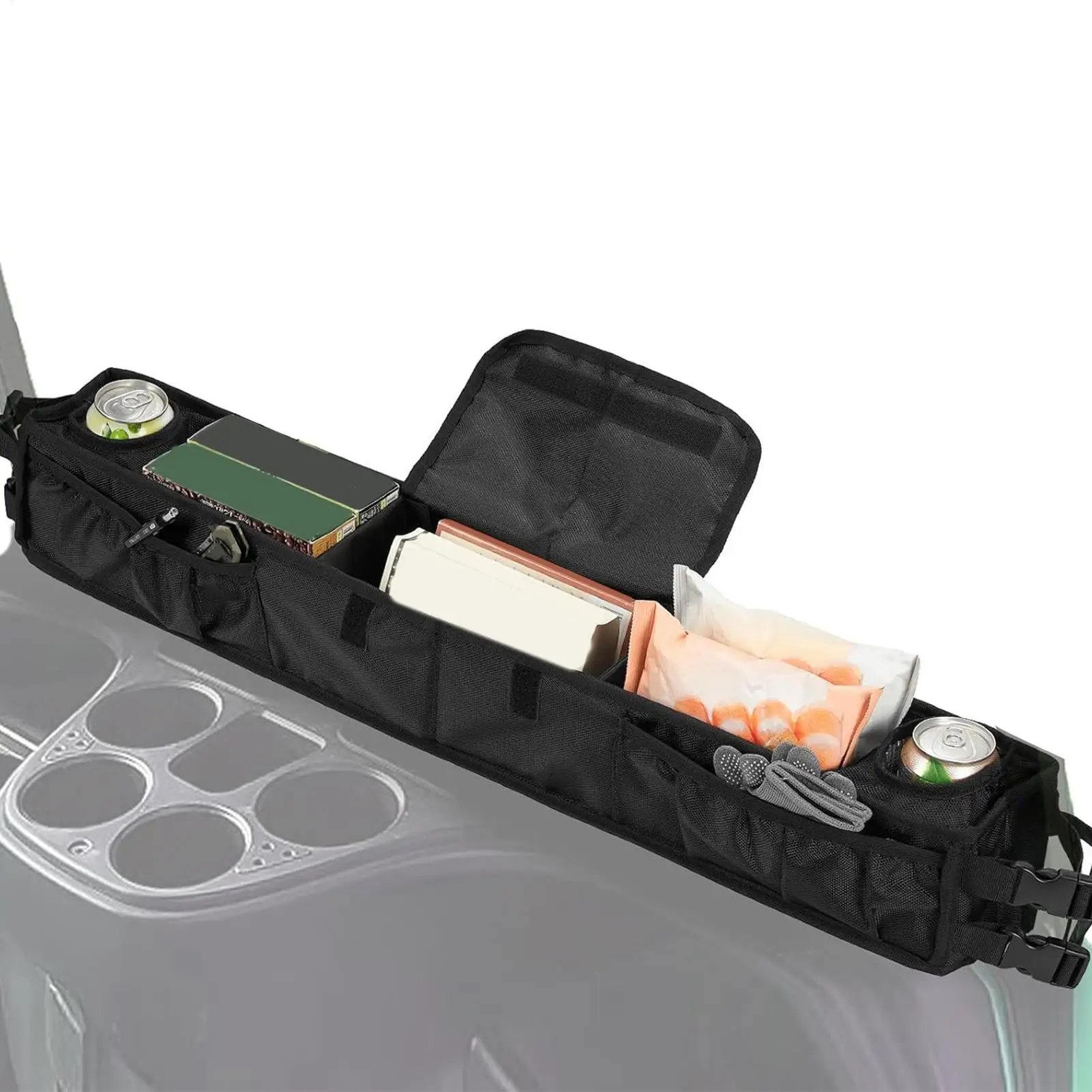 Golf Cart Storage Inner Front Organizer Basket No-Drilling Heavy Duty Golf Cart Organizer With Cooling Compartment For Dashboard
Golf Cart Storage Inner Front Organizer Basket No-Drilling Heavy Duty Golf Cart Organizer With Cooling Compartment For Dashboard