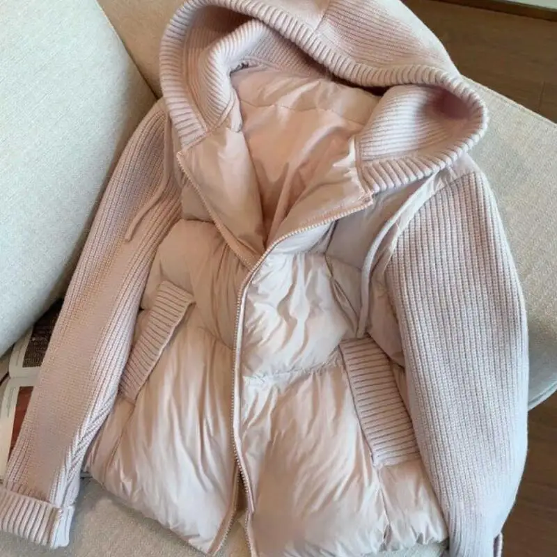 Куртка-худи для девочек в корейском стиле, вязаная, с лоскутным узором, зимняя, новинка, универсальная, для подростков, утепленная, на толстом хлопковом наполнителе, трендовая
Куртка-худи для девочек в корейском стиле, вязаная, с лоскутным узором, зимняя, новинка, универсальная, для подростков, утепленная, на толстом хлопковом наполнителе, трендовая