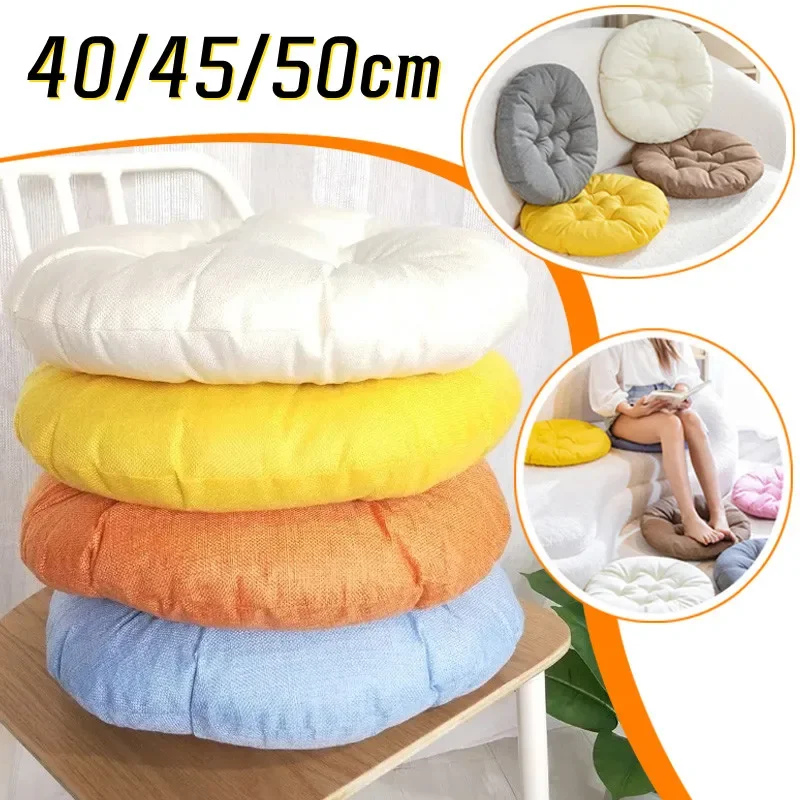 Circular Linen Chair Cushion Thicken Round Linen Seat Cushions for Home Decor Decorative Outdoor Garden Cushions for Sofa
Circular Linen Chair Cushion Thicken Round Linen Seat Cushions for Home Decor Decorative Outdoor Garden Cushions for Sofa