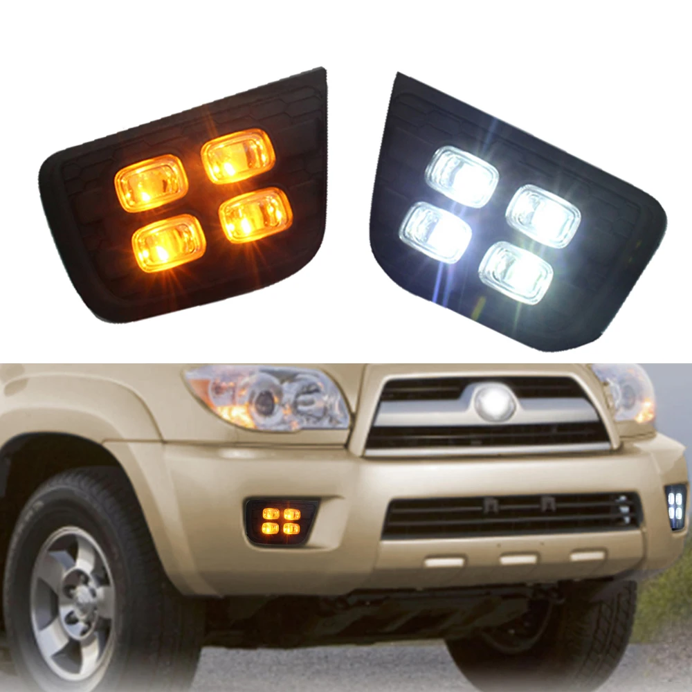 2pcs LED Daytime Running Light For Toyota 4Runner N21 2006-2009 Waterproof Yellow Turn Signal Indicator Light Bumper Lamp
2pcs LED Daytime Running Light For Toyota 4Runner N21 2006-2009 Waterproof Yellow Turn Signal Indicator Light Bumper Lamp