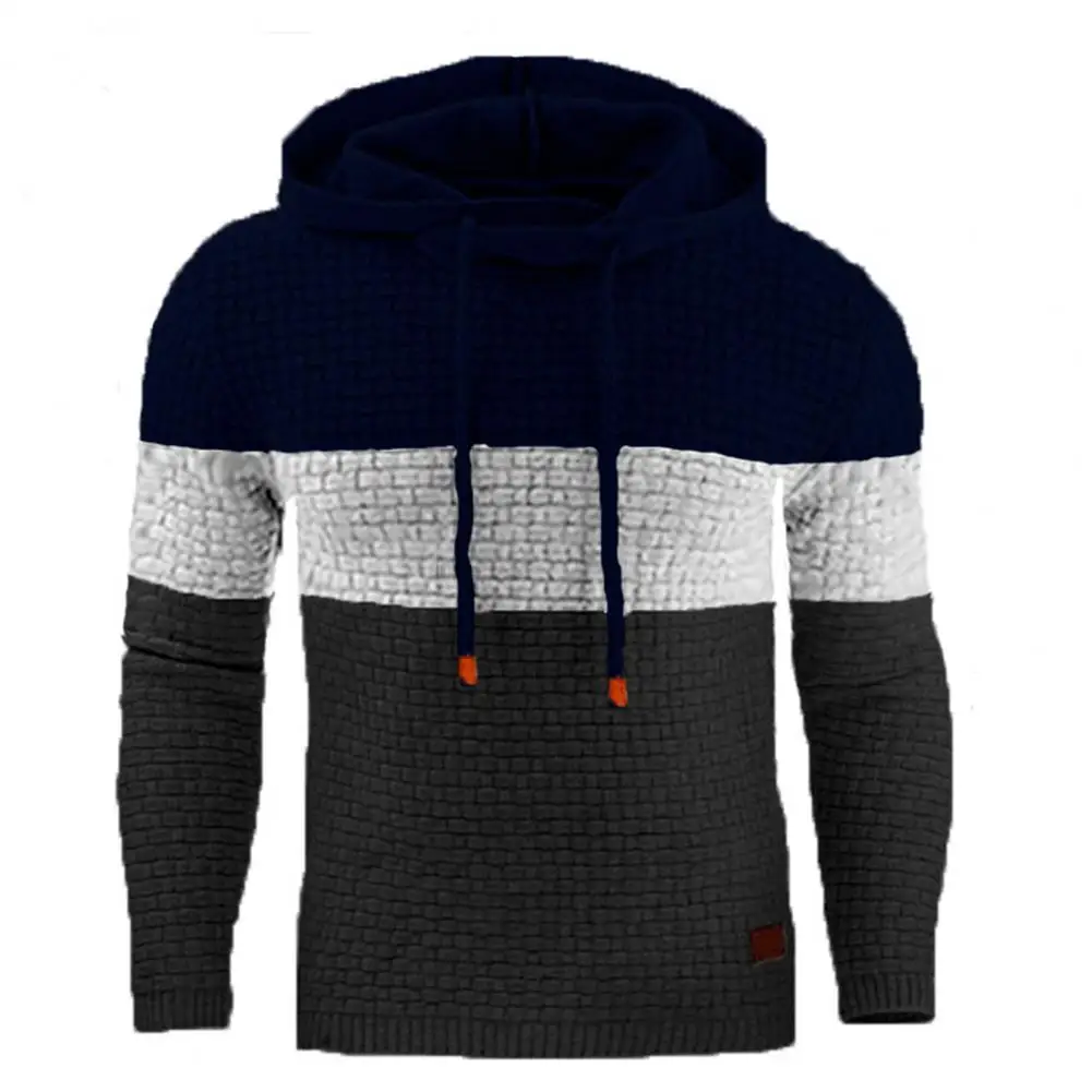 Color Block Top Men's Color Block Hoodie with Drawstring Long Sleeves Elastic Mid Length Sports Top for Fall Winter Warmth Color
Color Block Top Men's Color Block Hoodie with Drawstring Long Sleeves Elastic Mid Length Sports Top for Fall Winter Warmth Color