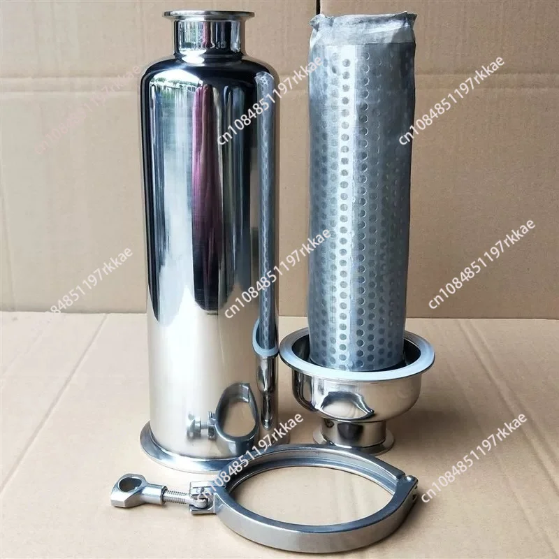 Straight-through quick-loading sanitary pipe filter filter element chuck purifier
Straight-through quick-loading sanitary pipe filter filter element chuck purifier