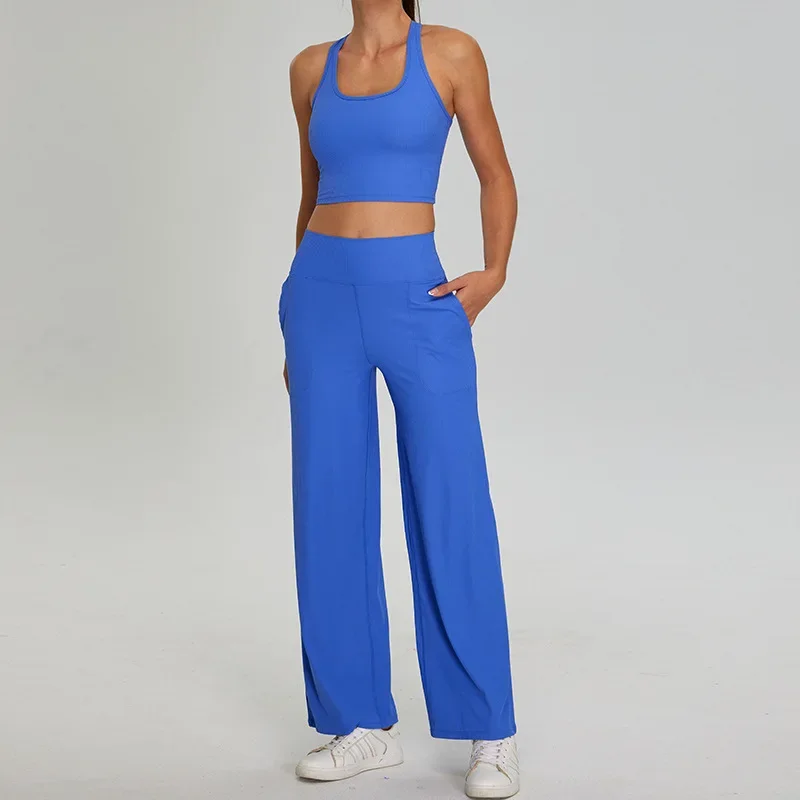 Women's Tracksuit Fitness Yoga Set I-shaped Beautiful Back Sport Bra Crop Top +High Waist Pocket Leggings Gym Seamless Suits
Women's Tracksuit Fitness Yoga Set I-shaped Beautiful Back Sport Bra Crop Top +High Waist Pocket Leggings Gym Seamless Suits