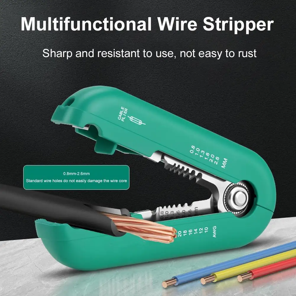 Multifunctional Wire Stripper Cutter Tool Mini Portable Hand Tools For Industrial Electricians Cable Cutter
Multifunctional Wire Stripper Cutter Tool Mini Portable Hand Tools For Industrial Electricians Cable Cutter