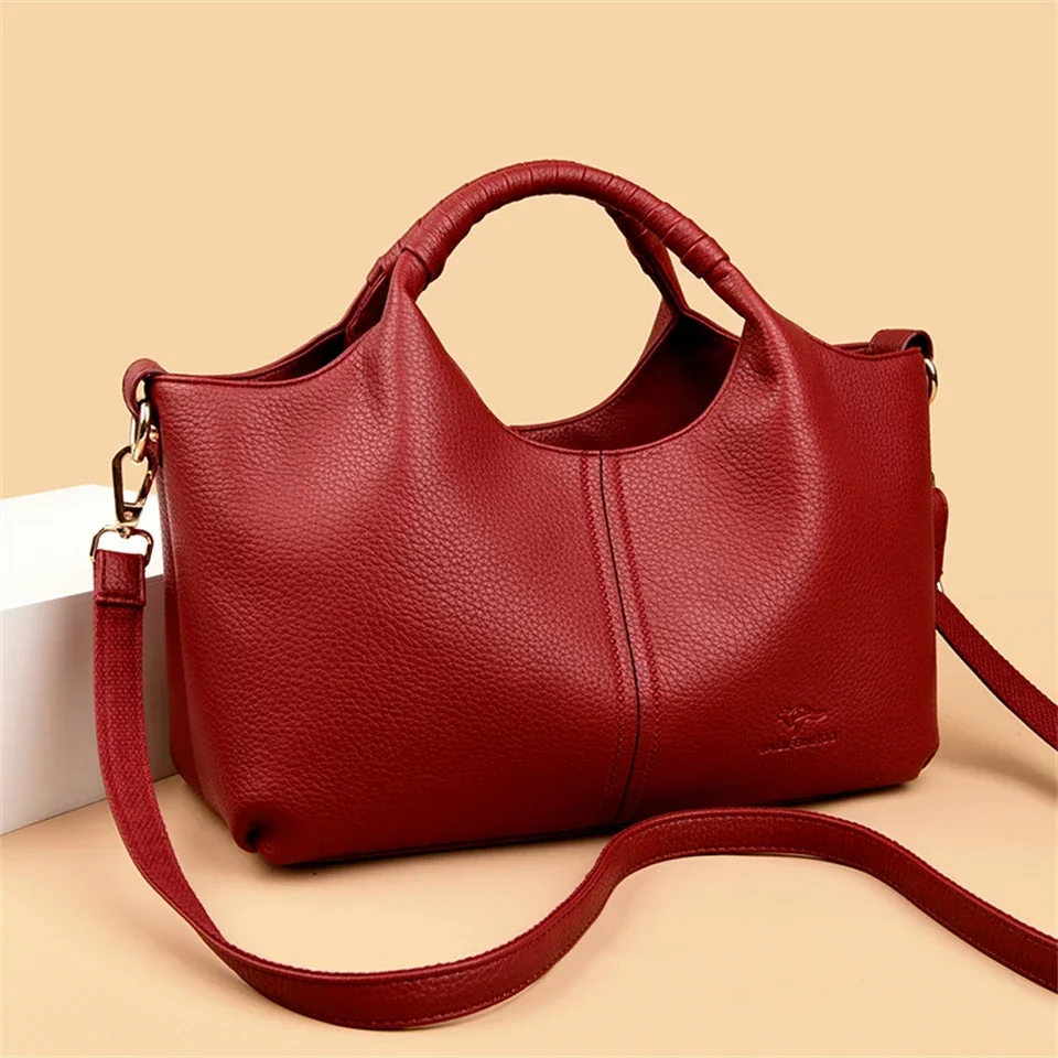 High Quality Soft Leather Women's Handbag Tote Bag Fashion Luxury Women Shoulder Bag Trendy Female Commute Crossbody Bags Wallet
High Quality Soft Leather Women's Handbag Tote Bag Fashion Luxury Women Shoulder Bag Trendy Female Commute Crossbody Bags Wallet