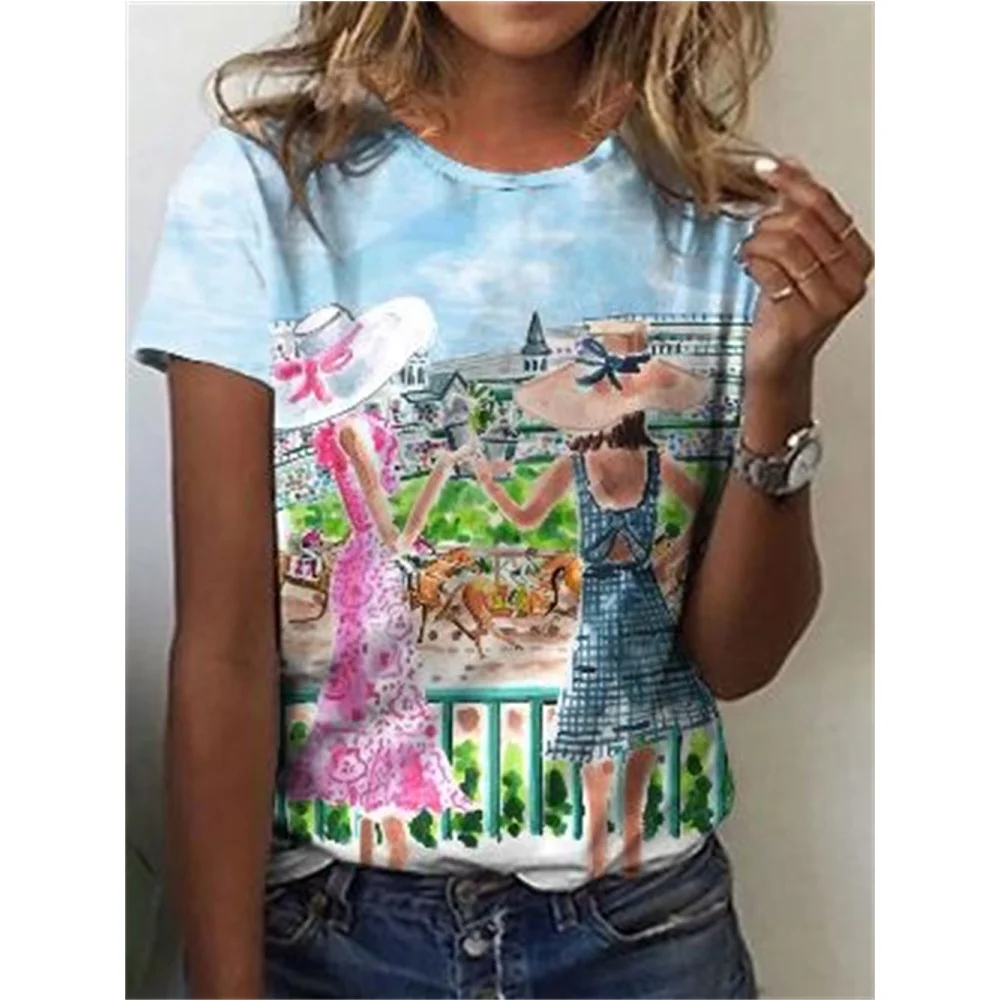 Women's T-Shirt Summer Fashion Short Sleeved Casual Top Loose Breathable Micro Elastic Round Neck T-Shirt Women's Clothing Tee
Women's T-Shirt Summer Fashion Short Sleeved Casual Top Loose Breathable Micro Elastic Round Neck T-Shirt Women's Clothing Tee