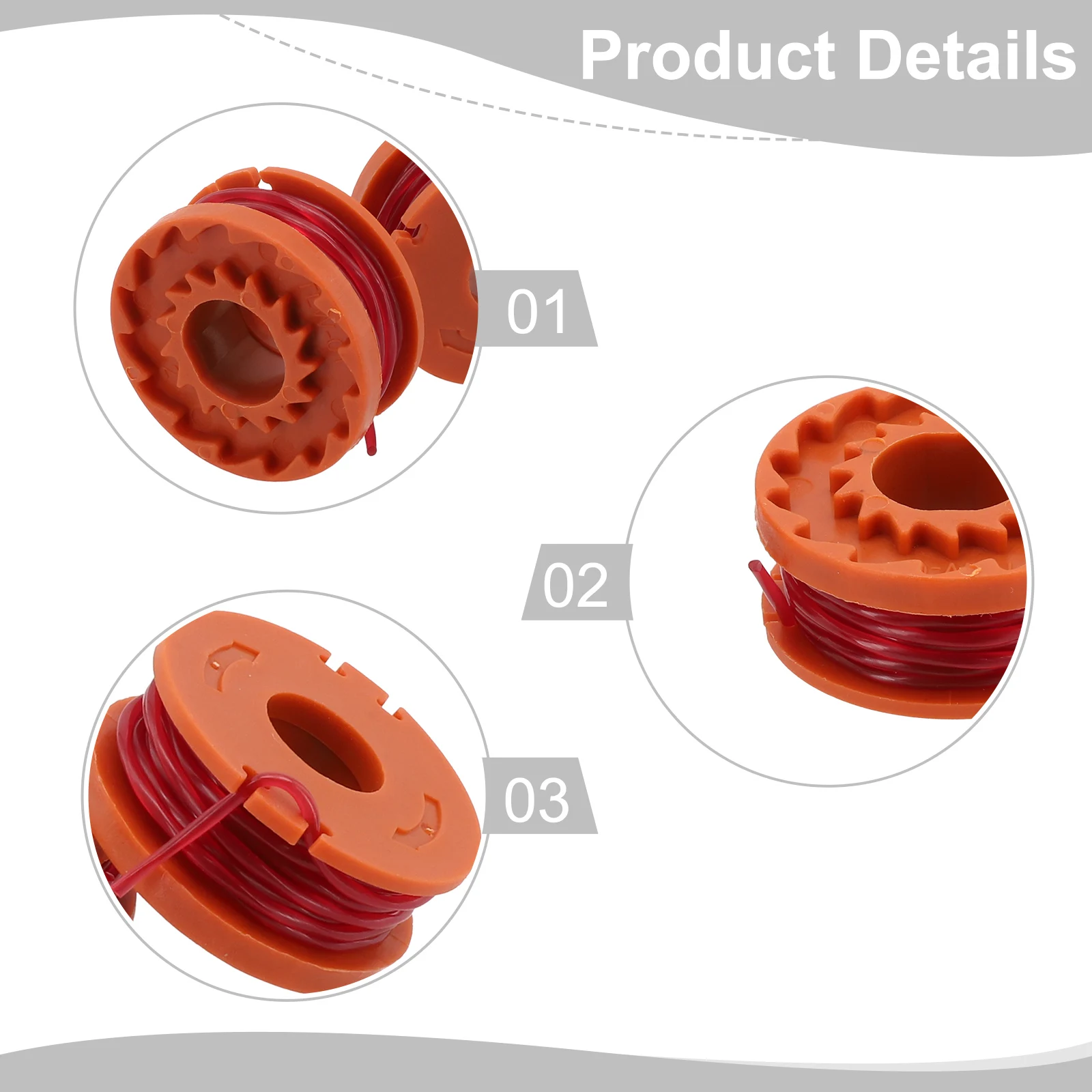 Innovative Design Effective Trimming Solutions with a Set of Three Lines/Spools Compatible with For Qualcast Models
Innovative Design Effective Trimming Solutions with a Set of Three Lines/Spools Compatible with For Qualcast Models