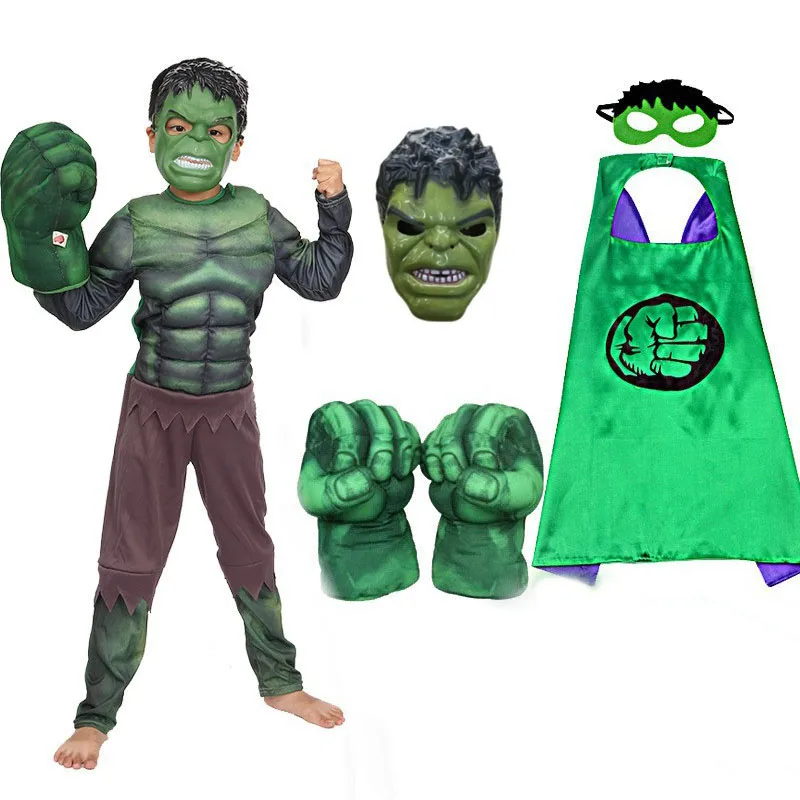 New Boys Hulk Costume Superhero Hulk Cosplay Muscle Jumpsuit Gloves Suit Girls Halloween Carnival Party Costumes
New Boys Hulk Costume Superhero Hulk Cosplay Muscle Jumpsuit Gloves Suit Girls Halloween Carnival Party Costumes