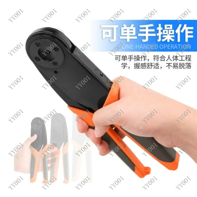HD2612 M22520/1-01 Four-Indent Crimping Pliers Heavy Duty Aviation Terminal Pin Crimper
HD2612 M22520/1-01 Four-Indent Crimping Pliers Heavy Duty Aviation Terminal Pin Crimper