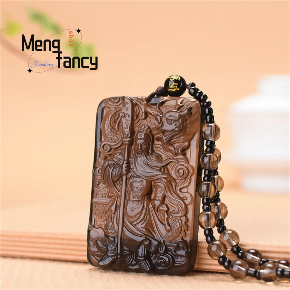 High - Grade Ice - Type Obsidian Guan Gong Pendant Men's Necklace Pendant Fashion Jewelry Best Selling Luxury Necklace Exquisite
High - Grade Ice - Type Obsidian Guan Gong Pendant Men's Necklace Pendant Fashion Jewelry Best Selling Luxury Necklace Exquisite