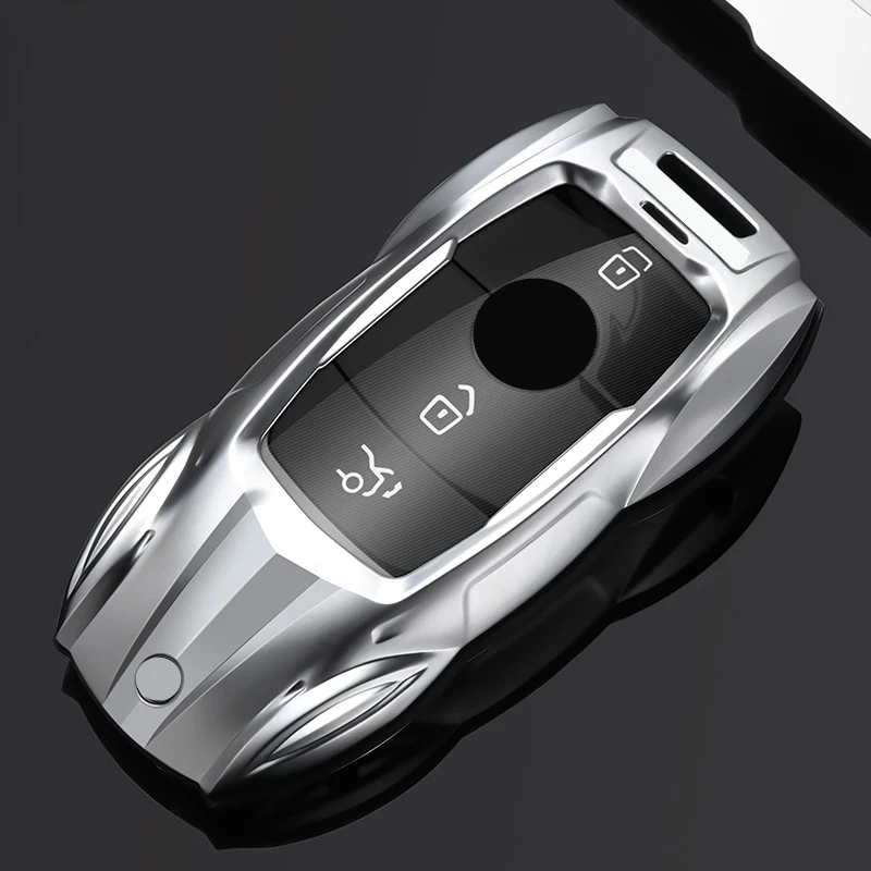 Metal Car Remote Key Cover Case Holder shell Fob Chain For Mercedes Benz A B C E S Class C260L S400L CLA CLS GLC GLS GLE EQE EQS
Metal Car Remote Key Cover Case Holder shell Fob Chain For Mercedes Benz A B C E S Class C260L S400L CLA CLS GLC GLS GLE EQE EQS