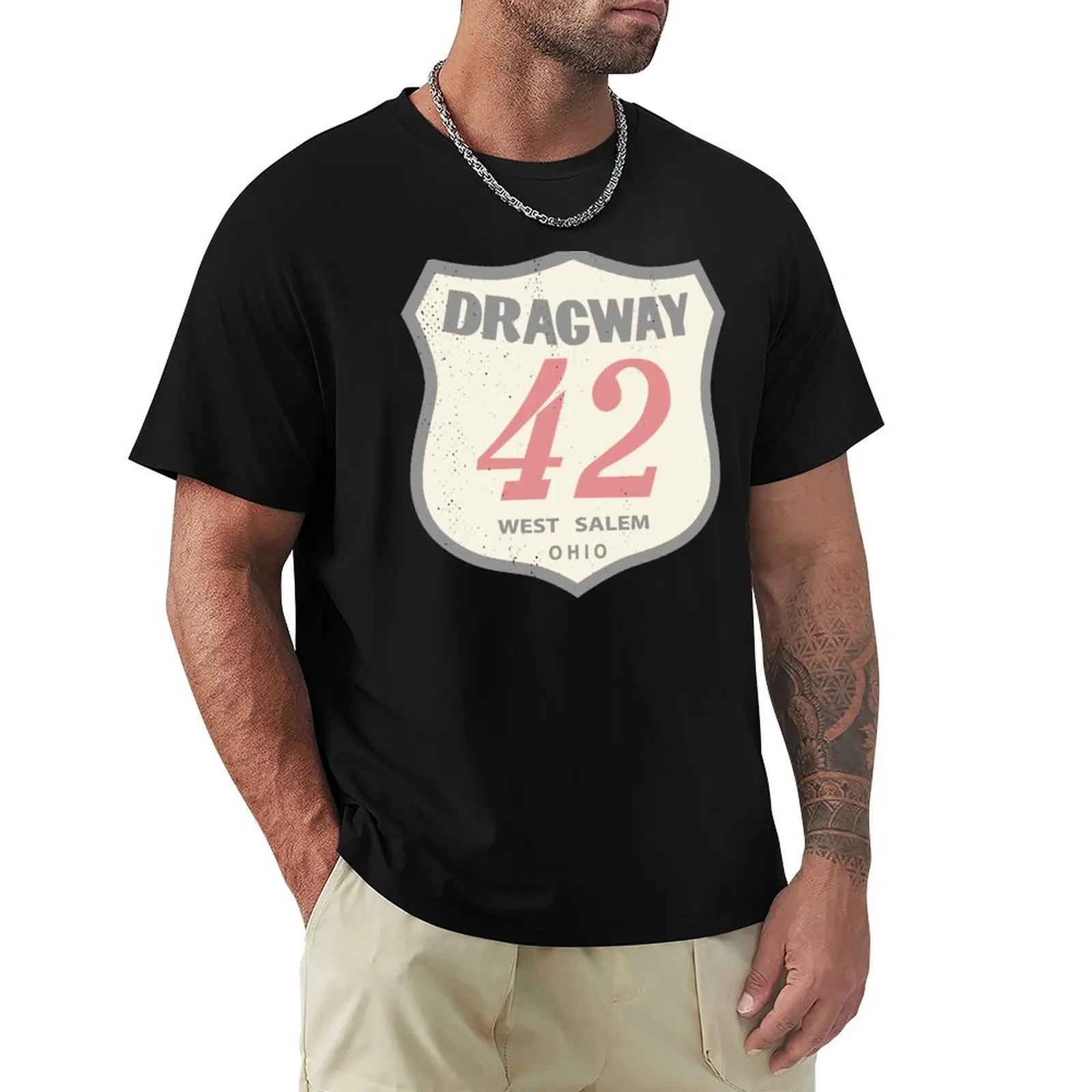 VINTAGE Dragway 42 West Salem, Ohio (Distressed) T-Shirt Plus Size Workout Short Sleeve Top
VINTAGE Dragway 42 West Salem, Ohio (Distressed) T-Shirt Plus Size Workout Short Sleeve Top