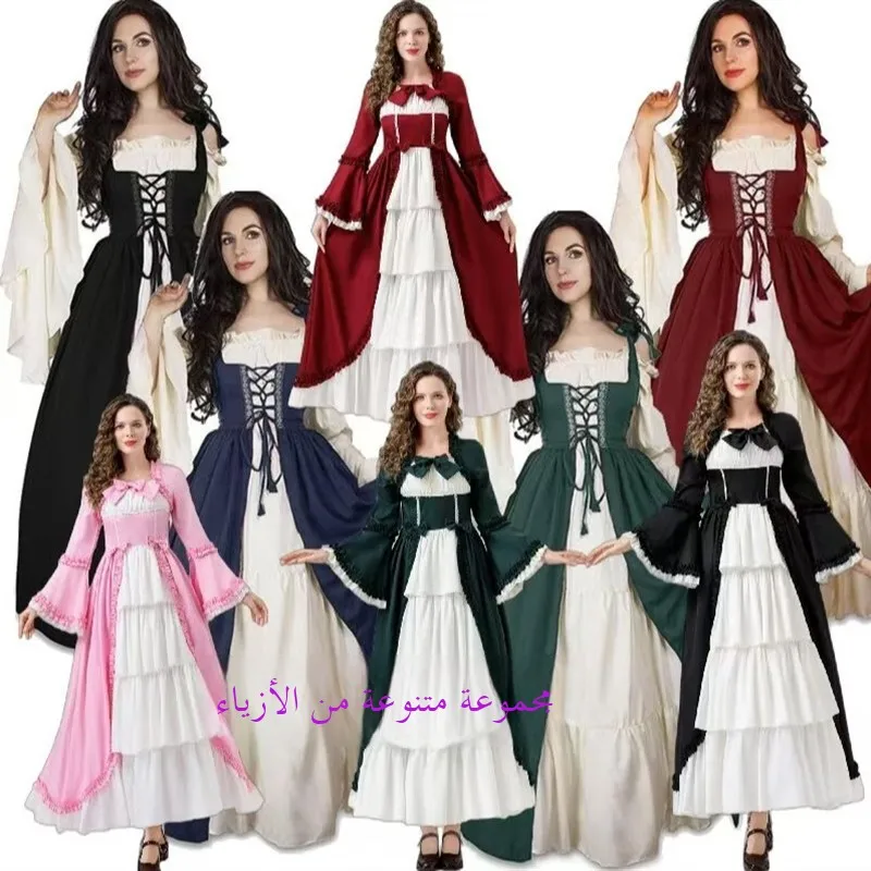 Halloween Queen Goddess Court Princess Vintage European Style Performance Costume Stage Drama Outfit Traditional Ethnic Women...
Halloween Queen Goddess Court Princess Vintage European Style Performance Costume Stage Drama Outfit Traditional Ethnic Women...