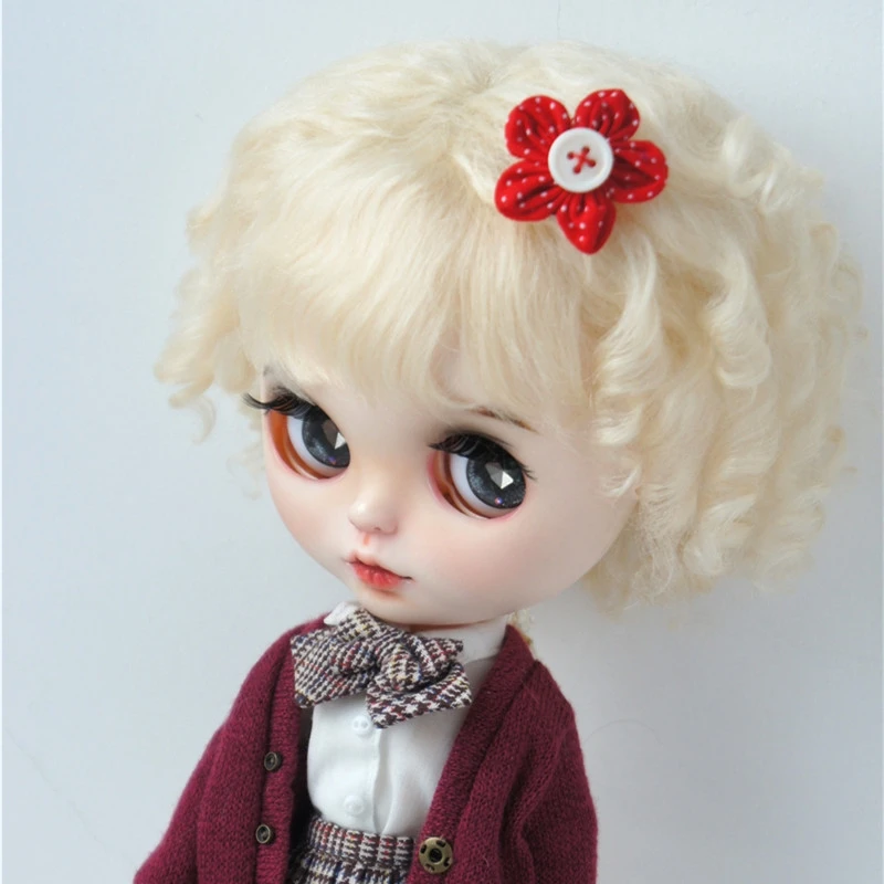 Jusuns Doll wig Hair JD012 Short Baby wave Sophia mohair BJD Hair 1/3 QBaby Pullip Blythes Doll Accessories
Jusuns Doll wig Hair JD012 Short Baby wave Sophia mohair BJD Hair 1/3 QBaby Pullip Blythes Doll Accessories