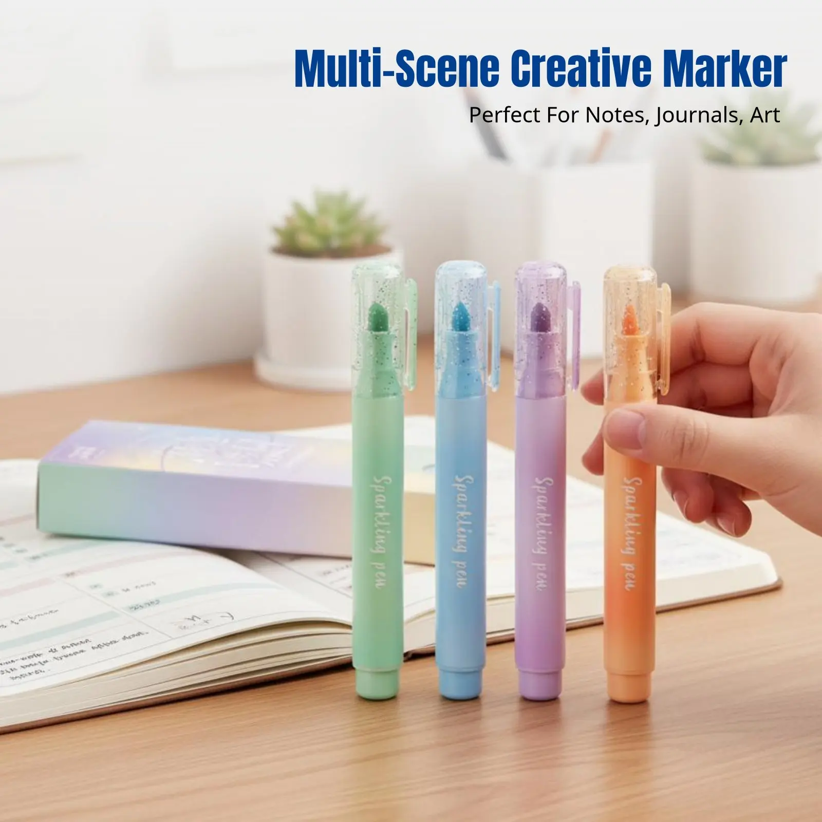 Floral Overture Glow Highlighter Pen, Luminous Series, Pastel Colors, Notebook Marker, Girls, Trendy Design
Floral Overture Glow Highlighter Pen, Luminous Series, Pastel Colors, Notebook Marker, Girls, Trendy Design