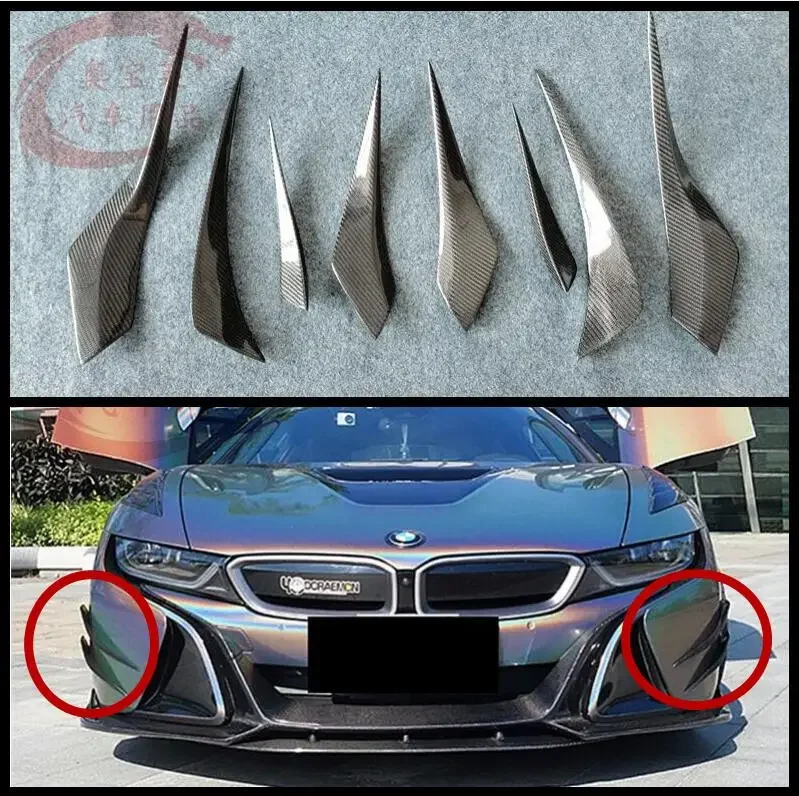 Real Carbon Fiber Front &Rear Bumper Side Lip Splitters Air Vent Cup Flaps Cover For BMW I8 2014 2015 2016 2017 2018 2019 2020
Real Carbon Fiber Front &Rear Bumper Side Lip Splitters Air Vent Cup Flaps Cover For BMW I8 2014 2015 2016 2017 2018 2019 2020