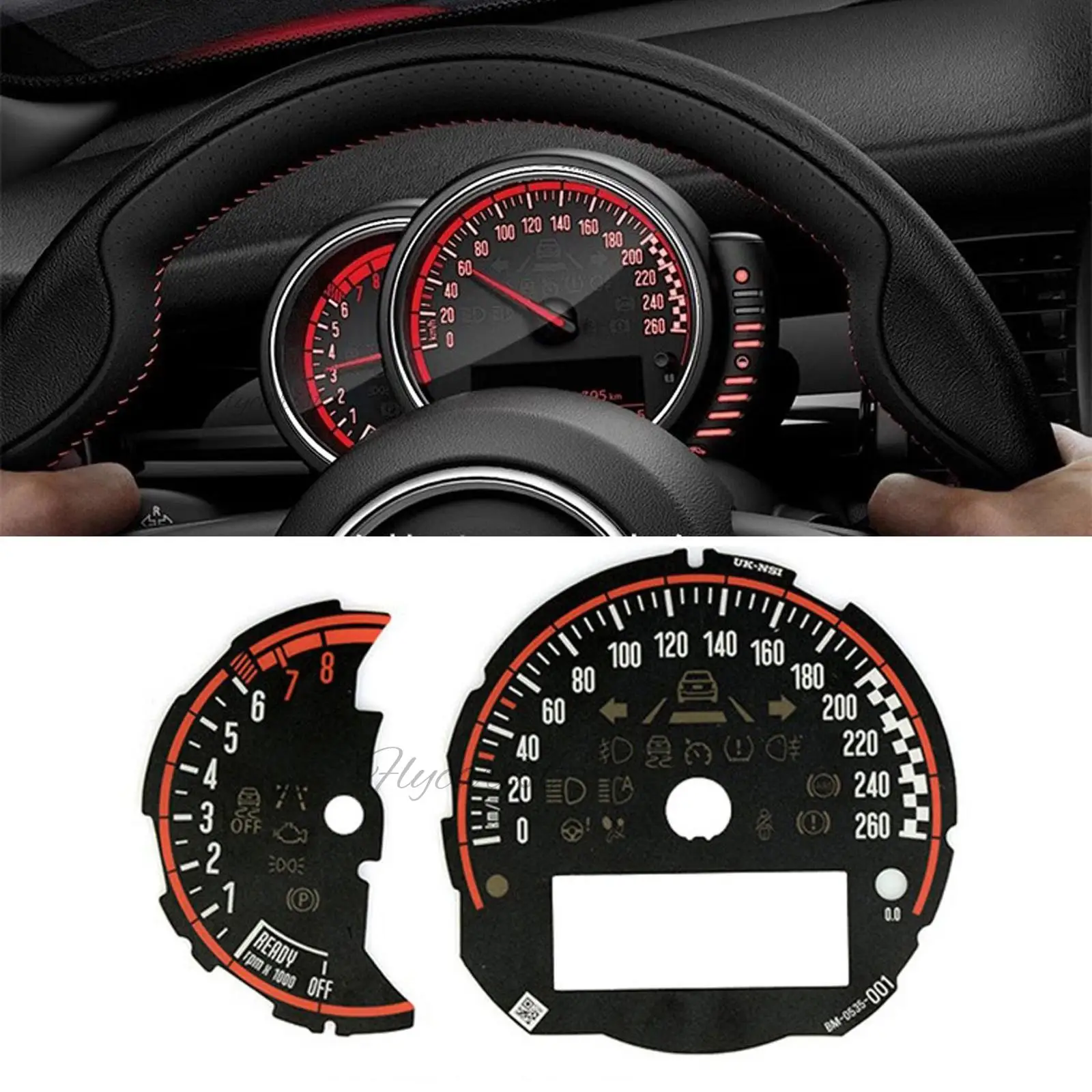 for Mini Cooper JCW F54 F55 F56 F57 F60 F Series Car Styling Speedometer Tachometer Dial Sticker
for Mini Cooper JCW F54 F55 F56 F57 F60 F Series Car Styling Speedometer Tachometer Dial Sticker