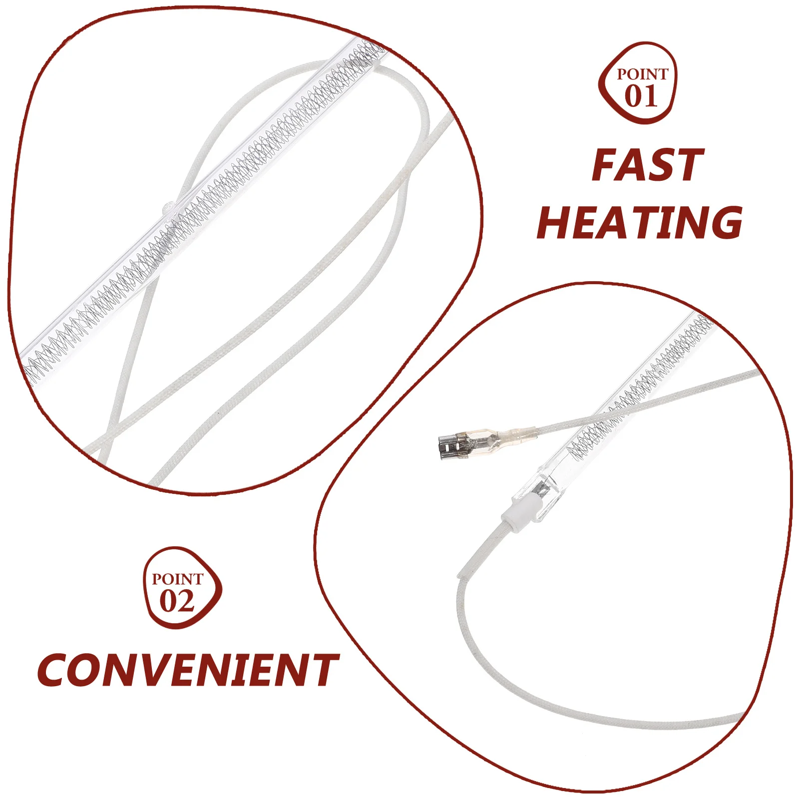 Heater Tube Replacement Halogen Lamp Tube Fast Heating Long Life Environmentally Friendly for Work Lighting Warmer Modulator
Heater Tube Replacement Halogen Lamp Tube Fast Heating Long Life Environmentally Friendly for Work Lighting Warmer Modulator