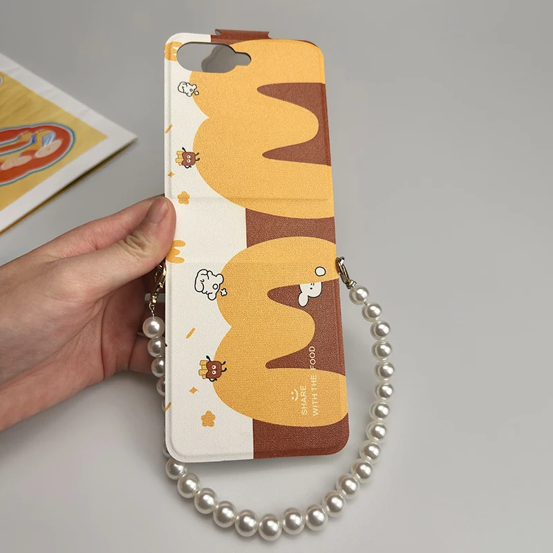 zflip6 phone case Cute Book Style Flip case for Samsung Z Flip 6 Case Luxury Leather Funda with Potable Pearl Chain
zflip6 phone case Cute Book Style Flip case for Samsung Z Flip 6 Case Luxury Leather Funda with Potable Pearl Chain