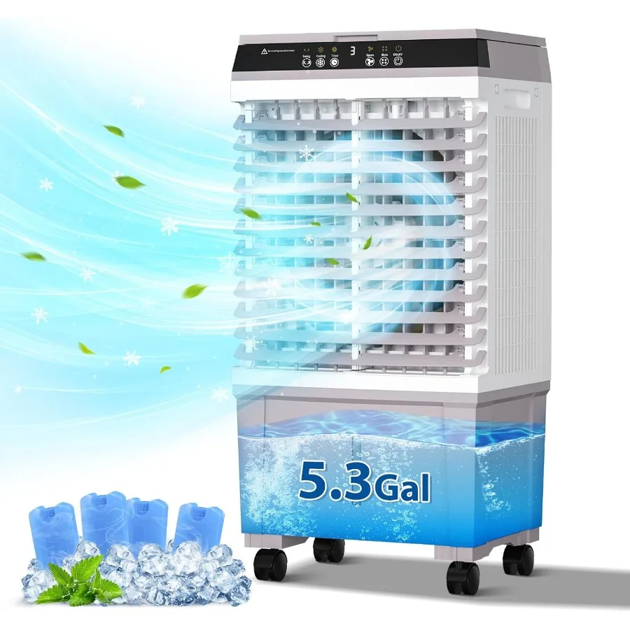 Портативный испарительный воздухоохладитель 1800 куб. футов в минуту для большой комнаты, коммерческого гаража на открытом воздухе, 3 в 1, болотный охладитель с дистанционным управлением, 4 льда
Портативный испарительный воздухоохладитель 1800 куб. футов в минуту для большой комнаты, коммерческого гаража на открытом воздухе, 3 в 1, болотный охладитель с дистанционным управлением, 4 льда