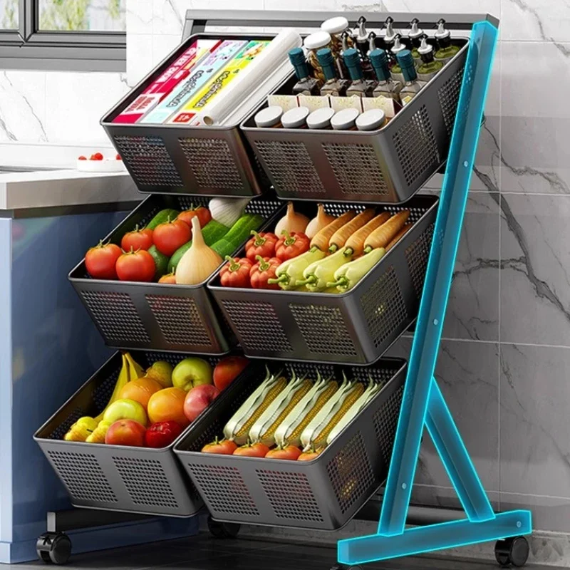 trolley rack kitchen household multi-layer fruit and vegetable basket storage basket floor snack shelf
trolley rack kitchen household multi-layer fruit and vegetable basket storage basket floor snack shelf
