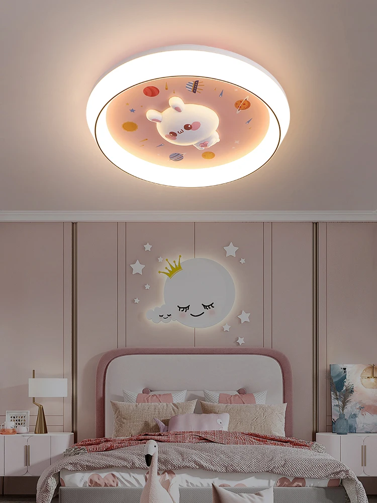 Pink cartoon rabbit ceiling lamps girl bedroom light children room light Princess simple ceiling light
Pink cartoon rabbit ceiling lamps girl bedroom light children room light Princess simple ceiling light