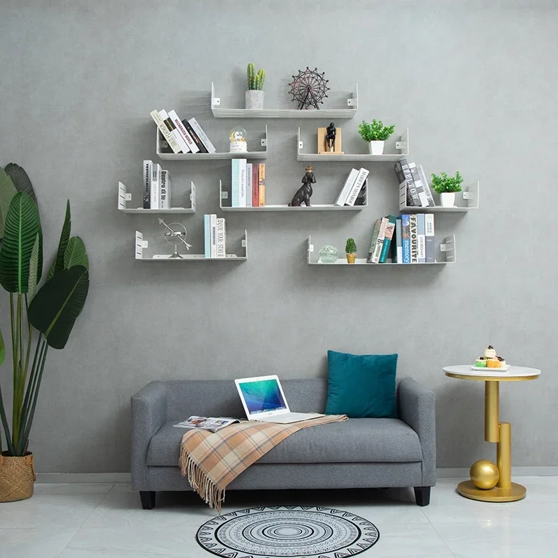 KINNO Nordic Ironwork Wall-Mounted Bookshelf Creative Single-Tier CD Rack for Living Room Bedroom Pegboard Storage Rack Wall
KINNO Nordic Ironwork Wall-Mounted Bookshelf Creative Single-Tier CD Rack for Living Room Bedroom Pegboard Storage Rack Wall