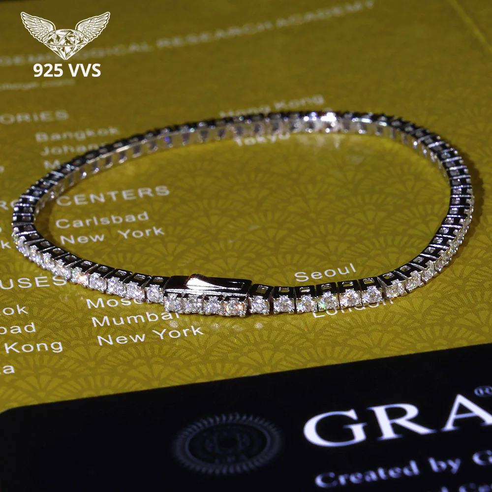 Теннисный браслет из твердого серебра 925 VVS Iced Out Princess Cut 2/3/4/5 мм, настоящая цепочка из муассанита, дропшиппинг, ювелирные изделия в стиле хип-хоп
Теннисный браслет из твердого серебра 925 VVS Iced Out Princess Cut 2/3/4/5 мм, настоящая цепочка из муассанита, дропшиппинг, ювелирные изделия в стиле хип-хоп