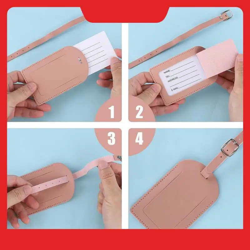 Luggage Tag, Suitcase Tags Identifiers Luggage Labels Tags With Adjustable Strap Privacy Protection Cover Easy To Use Multicolor
Luggage Tag, Suitcase Tags Identifiers Luggage Labels Tags With Adjustable Strap Privacy Protection Cover Easy To Use Multicolor