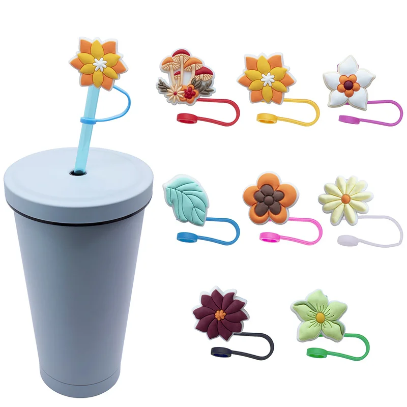 8pcs Flowers Straw Toppers Cap Cute Straw Charms Disposable Reusable Party Supplies Pencil Drinks Cover Birthday Decoration
8pcs Flowers Straw Toppers Cap Cute Straw Charms Disposable Reusable Party Supplies Pencil Drinks Cover Birthday Decoration