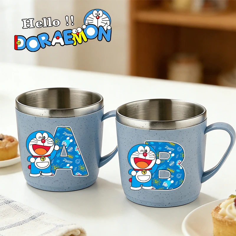 Doraemon Boy Girl Water Cup Children Double Layer Anti Scalding Milk Cups Stainless Steel Cups Cartoon Water Cup Kawaii Mug Gift
Doraemon Boy Girl Water Cup Children Double Layer Anti Scalding Milk Cups Stainless Steel Cups Cartoon Water Cup Kawaii Mug Gift