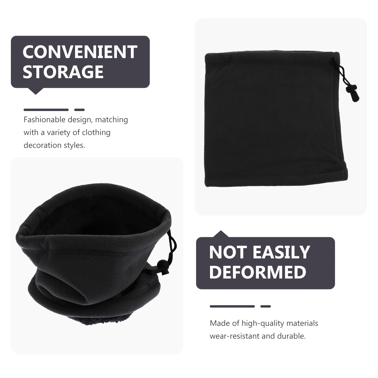 1pc Thick Velvet Gaiter Winter Windproof Warm Keepers Neck Gaiter for Outdoor Accessories Drawstring Comfortable Durable
1pc Thick Velvet Gaiter Winter Windproof Warm Keepers Neck Gaiter for Outdoor Accessories Drawstring Comfortable Durable