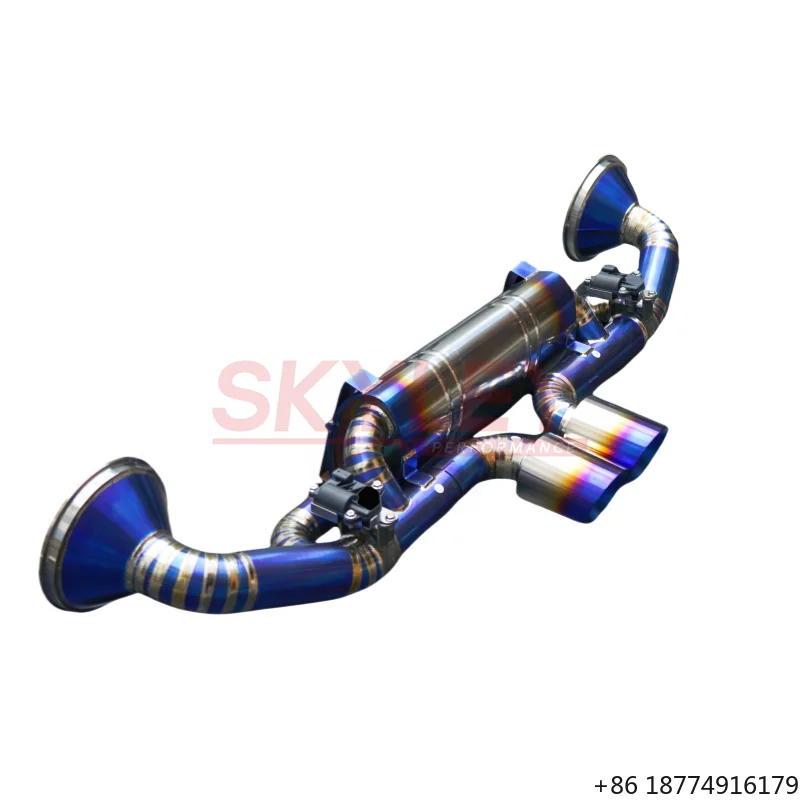 OEM Titanium Catback Exhaust Pipe 911 992 GT3 RS 4.0 2017-2023 Axle Back Valvetronic Muffler 1.2mm Burnt Blue
OEM Titanium Catback Exhaust Pipe 911 992 GT3 RS 4.0 2017-2023 Axle Back Valvetronic Muffler 1.2mm Burnt Blue