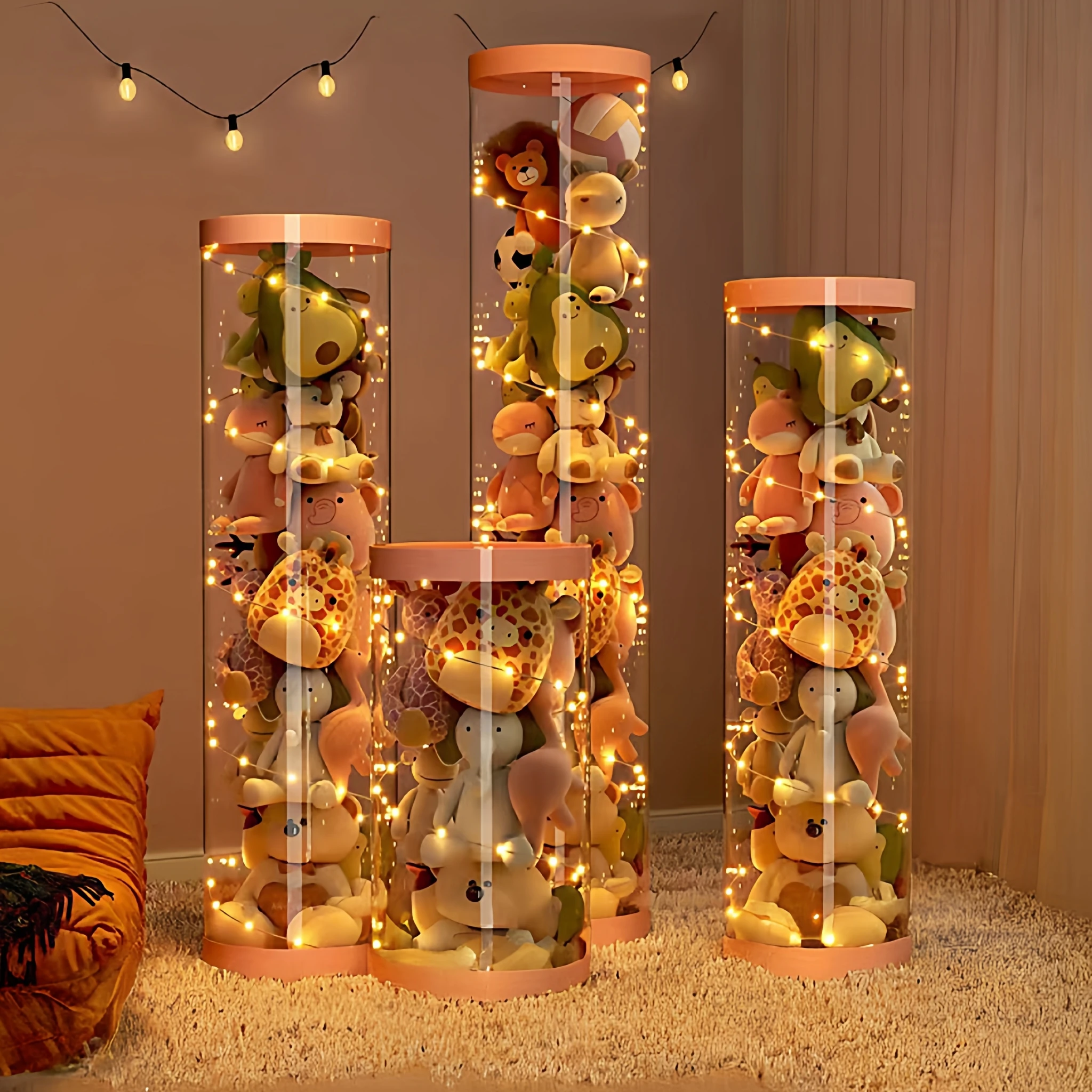 Large Capaci Plu Toy Storage Buet Transparent Cylinder Dustproof Doll Storage Display Home Organization Pet Friendly
Large Capaci Plu Toy Storage Buet Transparent Cylinder Dustproof Doll Storage Display Home Organization Pet Friendly